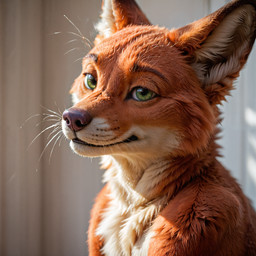 ambiguous_gender black_nose cheek_tuft clothing costume disney facial_tuft fur fursuit glistening green_eyes inner_ear_fluff long_mouth looking_at_viewer male multicolored_body nude nude_male orange_body orange_fur real simple_background smile solo tuft whiskers white_body white_fur hornybunny zootopia nick_wilde canid canine fox mammal red_fox bust_portrait detailed hi_res portrait