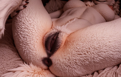 anthro anus bed belly blizzard_entertainment body_hair breasts butt darkened_anus darkened_genitalia darkened_pussy faceless_character faceless_female female fluffy fur furniture fuzzy genitals humanoid_genitalia innie_pussy light lying lying_on_back lying_on_bed nipples nude on_back on_bed photorealism presenting presenting_pussy pubes pussy pussy_focus realistic smile solo spread_legs spreading tail tuft white_body white_fur ranburner warcraft canid canine canis mammal werecanid werecanine werecreature wolf worgen hi_res lighting noobai_(model)