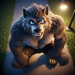 anthro bottomwear claws clothed clothing male nipples paws shirtless shorts solo the_werewolf_(serrano) serrano canid canine canis mammal werecanid werecanine werecreature werewolf wolf animated