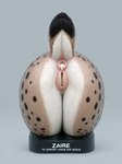 animal_genitalia animal_pussy anus bodily_fluids butt butt_focus cum cum_in_ass cum_inside feline_pussy female feral figure genital_fluids genitals grey_background lynx_tail penetrable_sex_toy pink_anus pink_pussy pussy pussy_focus rear_view sculpture sex_toy short_tail simple_background solo spots spotted_body tail_anus tan_body two-tone_body nightdancer zaire felid feline lynx mammal hi_res