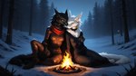 Rating: s
ID: 105323
Date: 2025-05-11 00:48:10 -0400
Status: active
Score: 39
absurd_res anthro arm_support avian beak black_beak black_body black_claws black_clothing black_collar black_dress black_fur breast_grab breast_squish breasts breath_cloud campfire claws clothing collar cuddling dragon dress duo eyes_closed female female/female fire fluffy fluffy_tail forest forest_background fur furred_dragon green_sclera green_tongue hand_on_breast hi_res leather leather_clothing luna_(scalesai) monotone_body mythological_creature mythological_scalie mythology nature nature_background neck_tuft night nipple_outline plant red_scarf scalesai scalie scarf shadow_(oldhroft) sitting_on_ground small_breasts smile snow snow_on_ground snowing squish tongue tree tuft velari white_body white_fur post #105323