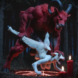 2_horns 5_fingers abdominal_bulge abs ambiguous_penetration animal_genitalia animal_penis anthro anthro_on_anthro anthro_penetrated anthro_penetrating anthro_penetrating_anthro anthro_penetrating_female ass_up balls biceps big_balls big_breasts big_dom_small_sub big_penis black_balls black_genitals black_horn black_penis bodily_fluids bovid_horn breasts butt candle caprine_horn claws cloven_hooves curved_horn detailed_background dominant dominant_male dripping duo equine_genitalia equine_penis erection fangs female female_anthro female_on_anthro female_penetrated fingers fire forced forest from_behind_position fur genital_fluids genitals grabbing hooves horn huge_penis interspecies large_penetration larger_anthro larger_male leg_grab light looking_pleasured magic male male/female male_anthro male_on_anthro male_penetrating male_penetrating_anthro male_penetrating_female medial_ring monotone_body muscular muscular_anthro muscular_male nature nature_background night nipples nude nude_anthro nude_female nude_male occult_symbol open_mouth outside pain pecs penetration penile penile_penetration penis pentagram photorealism pink_genitals pink_penis plant rape realistic red_body red_eyes red_fur ridiculous_fit rough_sex saliva sex sharp_teeth short_tail side_view size_difference smaller_anthro smaller_female smaller_penetrated sound_effects star submissive submissive_female summoning_circle symbol tail tail_tuft teeth tongue tongue_out tree tuft unguligrade vein veiny_penis white_body white_fur gridanon nnam_si3 sound_warning bovid caprine caprine_demon demon goat goat_demon mammal sheep 3d_(artwork) animated detailed digital_media_(artwork) low_res short_playtime sound stable_diffusion webm