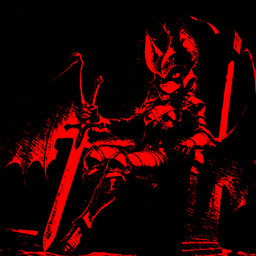 armor chair clothing cross cross_necklace female furniture gauntlets gloves handwear headgear helmet holding_object holding_sword holding_weapon jewelry knight looking_at_viewer melee_weapon membrane_(anatomy) membranous_wings necklace on_chair sitting sitting_on_chair sitting_on_throne solo style_emulation sword warrior weapon wings loren_iipsum magna bat mammal hi_res