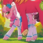 <3 <3_eyes absurd_res animal_genitalia animal_penis big_macintosh_(mlp) blush bodily_fluids cheerilee_(mlp) cum cum_drip cum_in_pussy cum_inside doggystyle dripping duo equid equine equine_genitalia equine_penis female feral from_behind_position genital_fluids genitals green_eyes hi_res horse male male/female mammal my_little_pony open_mouth penetration penis pony pussy saliva sex vaginal venisoncreampie