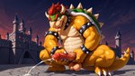 anthro bodily_fluids cum cumshot ejaculation genital_fluids male masturbation; solo unknown_director bowser hi_res