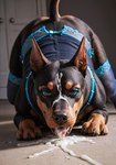 Rating: e
ID: 108405
Date: 2025-05-28 22:50:18 -0400
Status: pending
Score: 15
after_oral after_sex ambiguous_gender ass_up bedroom bedroom_eyes bent_over black_body black_fur black_nose bodily_fluids canid canine canis carpet closet clothed clothed_feral clothing cum cum_drip cum_in_mouth cum_inside cum_on_face cum_on_tongue dobermann domestic_dog dripping eyelashes face_focus feral from_front_position fur genital_fluids hi_res inside legwear light lighting lingerie looking_pleasured makeup mammal mascara narrowed_eyes on_ground open_mouth pinscher potato_salad realistic_feral seductive simple_background solo thigh_highs tongue tongue_out post #108405