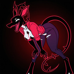 anthro breasts clothed clothing female genitals looking_at_viewer open_mouth pussy solo torn_clothing nobodyknowsm friday_night_funkin' nightflaid_(retrospecter)