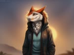 ambiguous_gender animated anthro blep blp brown_body brown_fur clothing fur hoodie multicolored_body multicolored_fur sergal solo tongue tongue_out topwear webm white_body white_fur