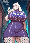 Rating: e
ID: 106611
Date: 2025-05-17 22:15:17 -0400
Status: active
Score: 21
anthro av-10 bedroom_eyes big_breasts blush bodily_fluids bovid breasts caprine city clothed clothing cum cum_on_clothing cum_on_face deltarune eyelashes female fishnet fishnet_legwear fur genital_fluids goat hi_res horn legwear long_eyelashes looking_at_viewer low-angle_view mammal mature_anthro mature_female mother narrowed_eyes night parent red_eyes seductive smoking solo thick_thighs tight_clothing toriel undersized_clothing undertale undertale_(series) white_body white_fur post #106611