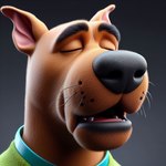 anthro canid canine canis domestic_dog eyes_closed great_dane male mammal mastiff molosser open_mouth scooby-doo solo sombreru