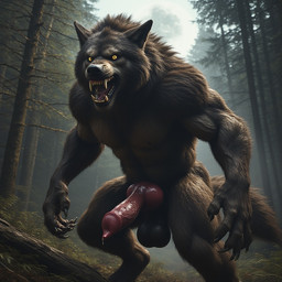 animal_genitalia animal_penis anthro canine_genitalia canine_penis feral genitals horselover93 male penis solo canid canine mammal