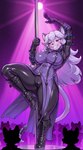 anthro big_breasts boots breasts clothing crowd dance_on_the_shemte female footwear genitals group hair light long_hair nipples pussy solo oswaldpohyl solatorobo opera_kranz felid feline mammal hi_res