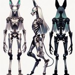 canid canine canis digitigrade female jackal lariel lumina mammal robotic robotic_body solo