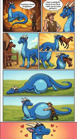 duo farm female feral male male/female mythology toperplayer vore dragon human mammal mythological_creature mythological_scalie scalie hi_res