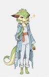 anthro female plant pokeball red_eyes solo tail pixel_dust_(director) elemental_creature flora_fauna hi_res