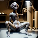 alien asgard female genitals hi_res hornybunny humanoid pussy solo stargate