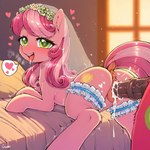 <3 <3_eyes absurd_res animal_genitalia animal_penis bed big_macintosh_(mlp) blush bodily_fluids cheerilee_(mlp) cum cum_drip cum_in_pussy cum_inside doggystyle dripping duo equid equine equine_genitalia equine_penis female feral from_behind_position furniture genital_fluids genitals green_eyes hi_res horse male male/female mammal my_little_pony on_bed penetration penis pony pussy saliva sex vaginal vaginal_penetration venisoncreampie