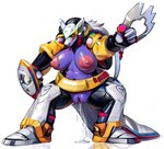 anthro armor female megaman_x solo lucariaura capcom armadillo mammal reploid xenarthran