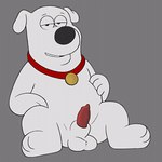 anatomically_correct anatomically_correct_genitalia anatomically_correct_penis animal_genitalia animal_penis anthro aroused balls bedroom_eyes boring_e621_(embedding) brian_griffin canid canine canine_genitalia canine_penis canis collar collinscorner domestic_dog erection family_guy fur furryrock_(model) genitals grin hi_res looking_at_viewer male mammal narrowed_eyes nude paws penis presenting presenting_penis prompt_at_source seductive sheath simple_background sitting smile solo spread_legs spreading white_body white_fur