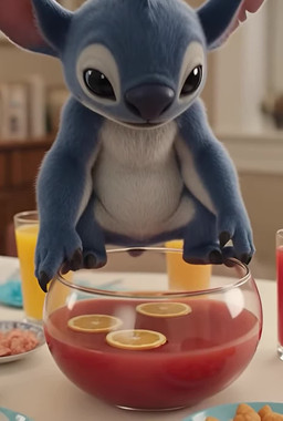 ambiguous_gender bodily_fluids genital_fluids male peeing peeing_into_container realistic solo urine urine_stream watersports lerrmot disney lilo_and_stitch stitch_(lilo_and_stitch) animated hi_res short_playtime webm
