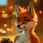 ambiguous_gender animated animatediff_(module) anthro beverage canid canine coconut_furry_mix_2_(model) coffee fox mammal portrait solo tagme yuki_laneige