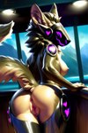 44thmast absurd_res anthro anus breasts butt female fur genitals hi_res machine protogen pussy solo