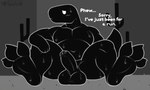 3_toes anthro balls belly biped black_body blush bodily_fluids cactus claws dialogue erection feet foreskin genitals humanoid_genitalia humanoid_penis male muscular navel nude paws penis plant sitting slightly_chubby soles solo sweat sweaty_body sweaty_feet text thick_thighs toe_claws toes sergalbutt google google_chrome dinosaur_(google_chrome) dinosaur reptile scalie theropod tyrannosaurid tyrannosaurus tyrannosaurus_rex 5:3 english_text monochrome signature url