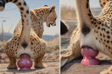 anatomically_correct anatomically_correct_genitalia anatomically_correct_pussy animal_dildo animal_genitalia animal_pussy animal_sex_toy anus black_anus black_pussy black_spots bodily_fluids butt canine_dildo canine_genitalia close-up depth_of_field dildo dildo_in_pussy dildo_insertion dildo_sitting ejaculation eyes_closed feline_genitalia feline_pussy female feral feral_penetrated fur genital_fluids genitals knot_sitting knotted_dildo looking_pleasured markings masturbation open_mouth orgasm orgasm_face outside penetration pussy pussy_ejaculation pussy_juice raised_tail realistic realistic_feral rear_view savanna sex_toy sex_toy_in_pussy sex_toy_insertion solo spots spotted_body spotted_fur tail tail_anus teeth tight_fit toying_self vaginal vaginal_fluids vaginal_masturbation vaginal_penetration vaginal_tugging yellow_body yellow_fur yliaster cheetah felid feline mammal
