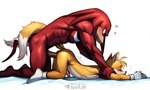 2_tails <3 anal anal_penetration anthro blush bodily_fluids clothing duo erection eyes_closed footwear fur genitals gloves handwear head_tuft humanoid_genitalia humanoid_penis lying male male/male multi_tail muscular muscular_anthro muscular_male on_front orange_body orange_fur penetration penis purple_eyes sex simple_background socks sweat sweaty_body telegram_logo text tuft vein veiny_penis white_body white_fur sergalbutt telegram knuckles_the_echidna miles_prower canid canine echidna fox mammal monotreme 2025 signature url