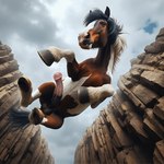 animal_genitalia animal_penis balls bing_image_creator cliff death equine_genitalia equine_penis erection falling fatal feral flared_penis genitals gore imminent_death male penis realistic realistic_feral realistic_genitalia scared solo stable_diffusion eclipsetheorca equid equine horse mammal hi_res