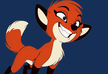 anthro blue_eyes cute_fangs female grin simple_background smile solo teeth transparent_background nnam_si3 rita_(jungledyret) canid canine fox mammal alpha_channel