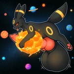animal_genitalia animal_penis balls big_balls big_penis canine_genitalia canine_penis feral genitals huge_balls huge_penis hyper hyper_balls hyper_genitalia hyper_penis knot macro male penis planet_penetrated solo sun thedavid nintendo pokemon eeveelution generation_2_pokemon pokemon_(species) umbreon hi_res