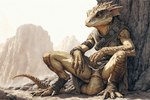 animal_genitalia anthro cloaca clothed clothing female genitals partially_clothed presenting presenting_cloaca sitting solo spread_legs spreading hyperion kobold