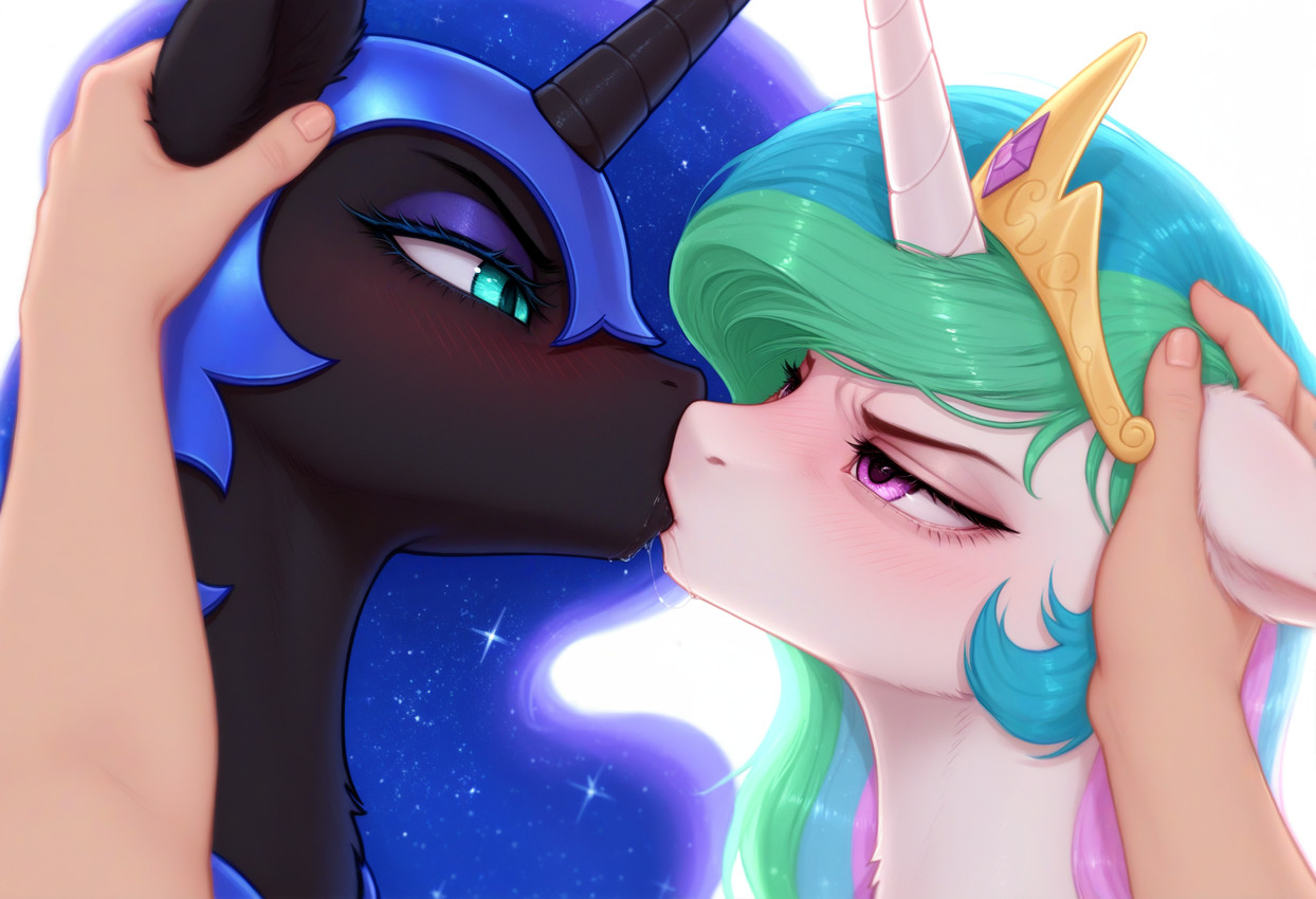 nightmare moon and princess celestia (friendship is magic and etc) directed by tamrad