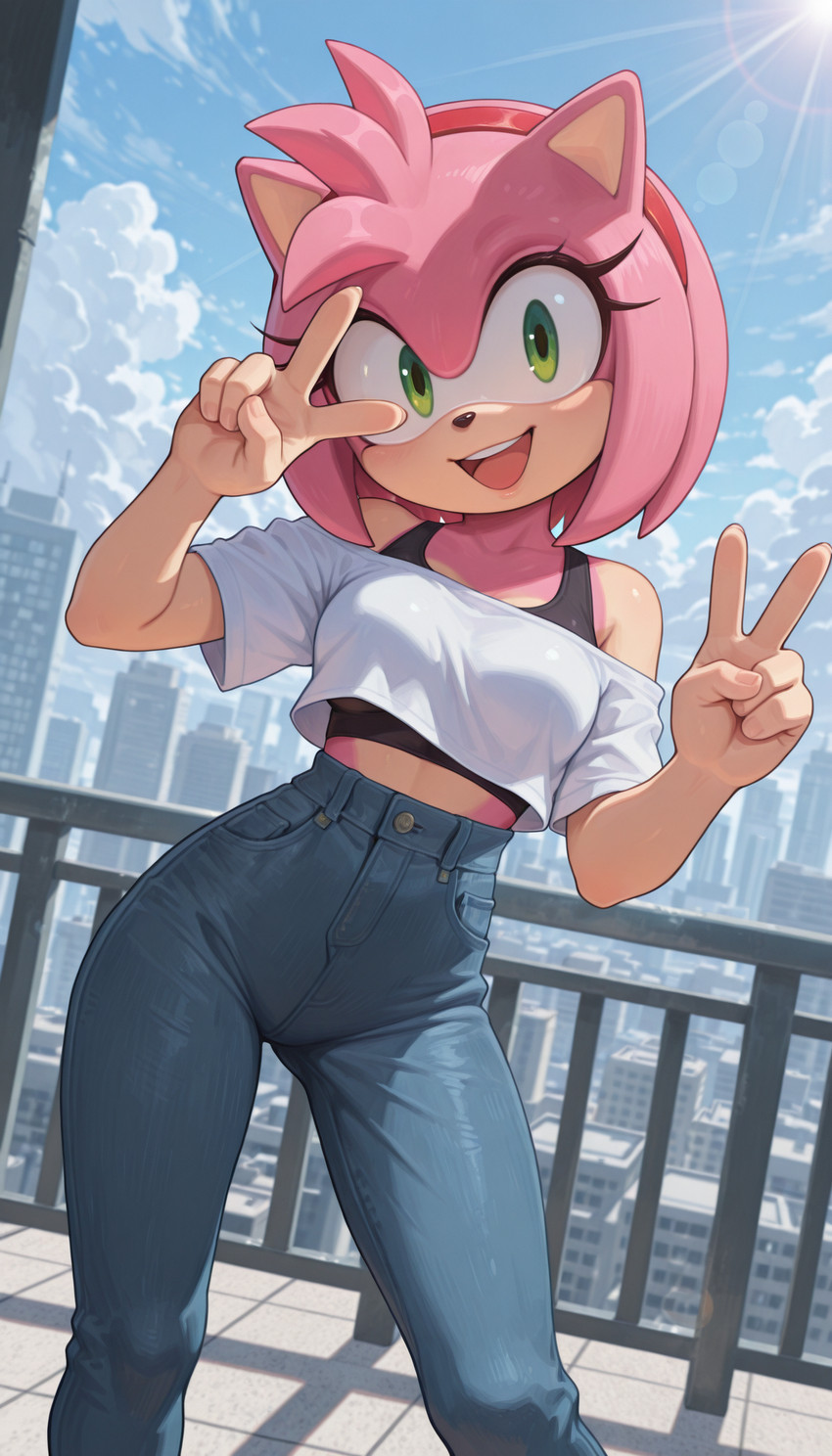 amy rose (sonic the hedgehog (series) and etc) directed by crody