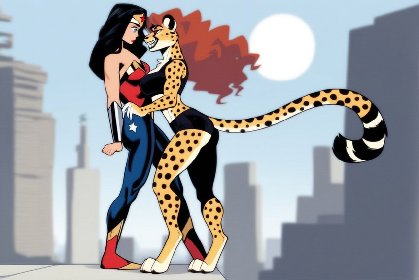 cheetah and wonder woman directed by dakka