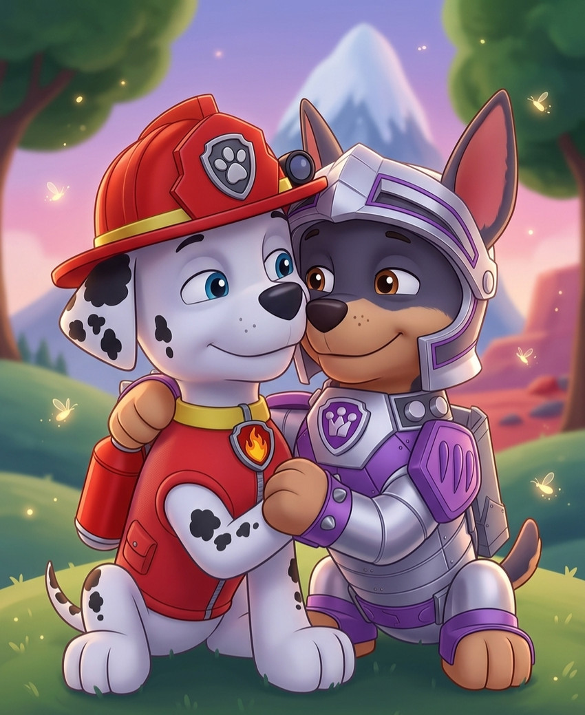 claw and marshall (paw patrol) directed by moriz