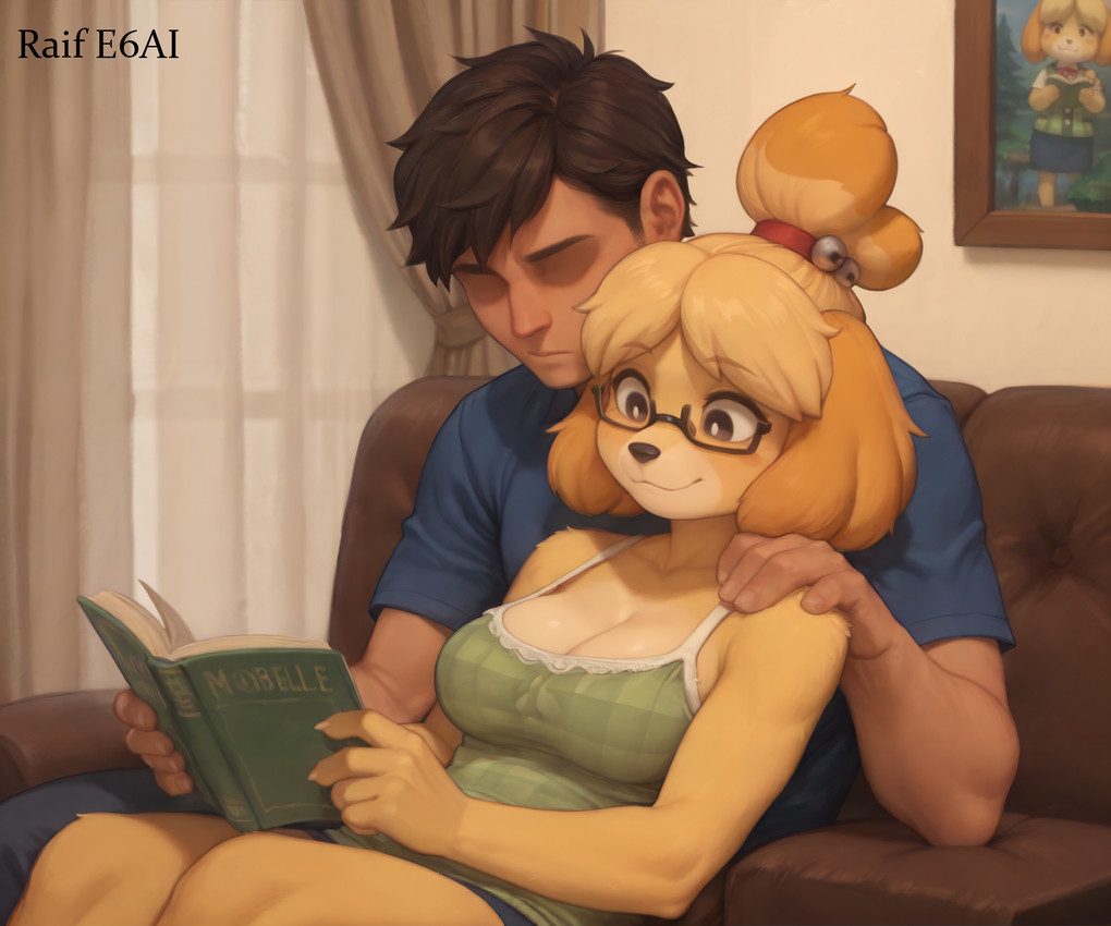 isabelle (animal crossing and etc) directed by raif ai