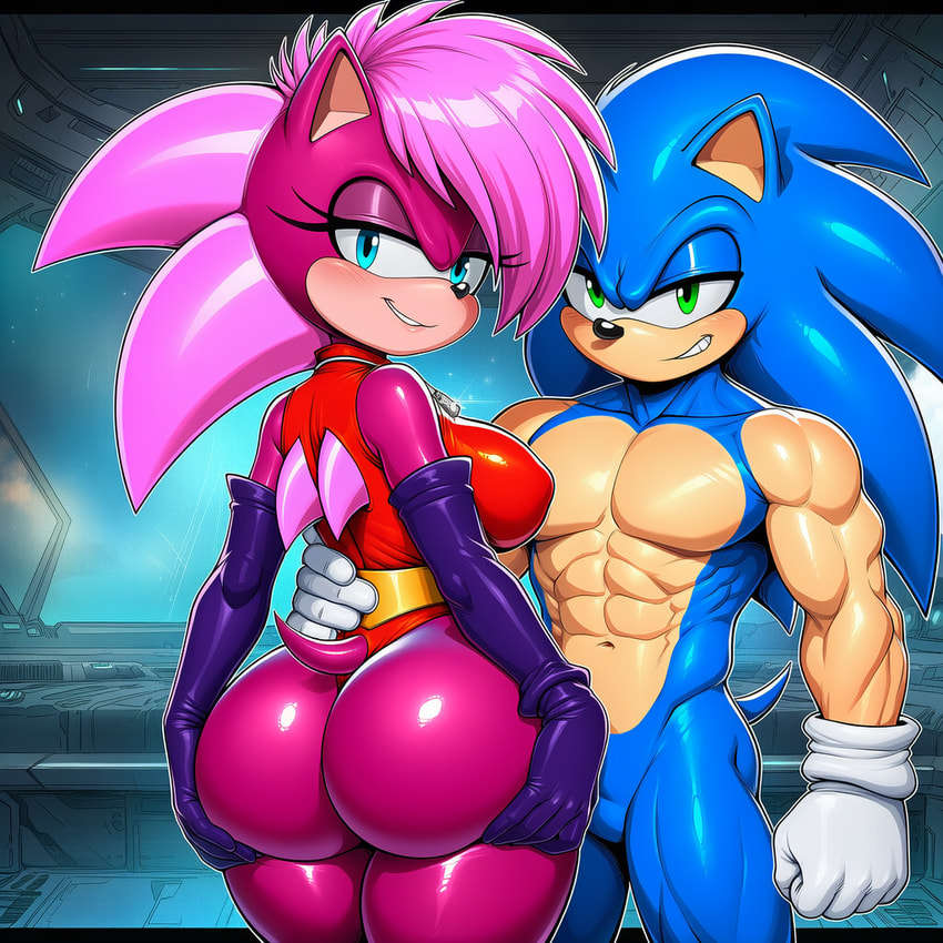 sonia the hedgehog and sonic the hedgehog (sonic the hedgehog (series) and etc)
