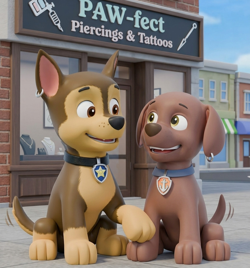chase and zuma (paw patrol) directed by moriz