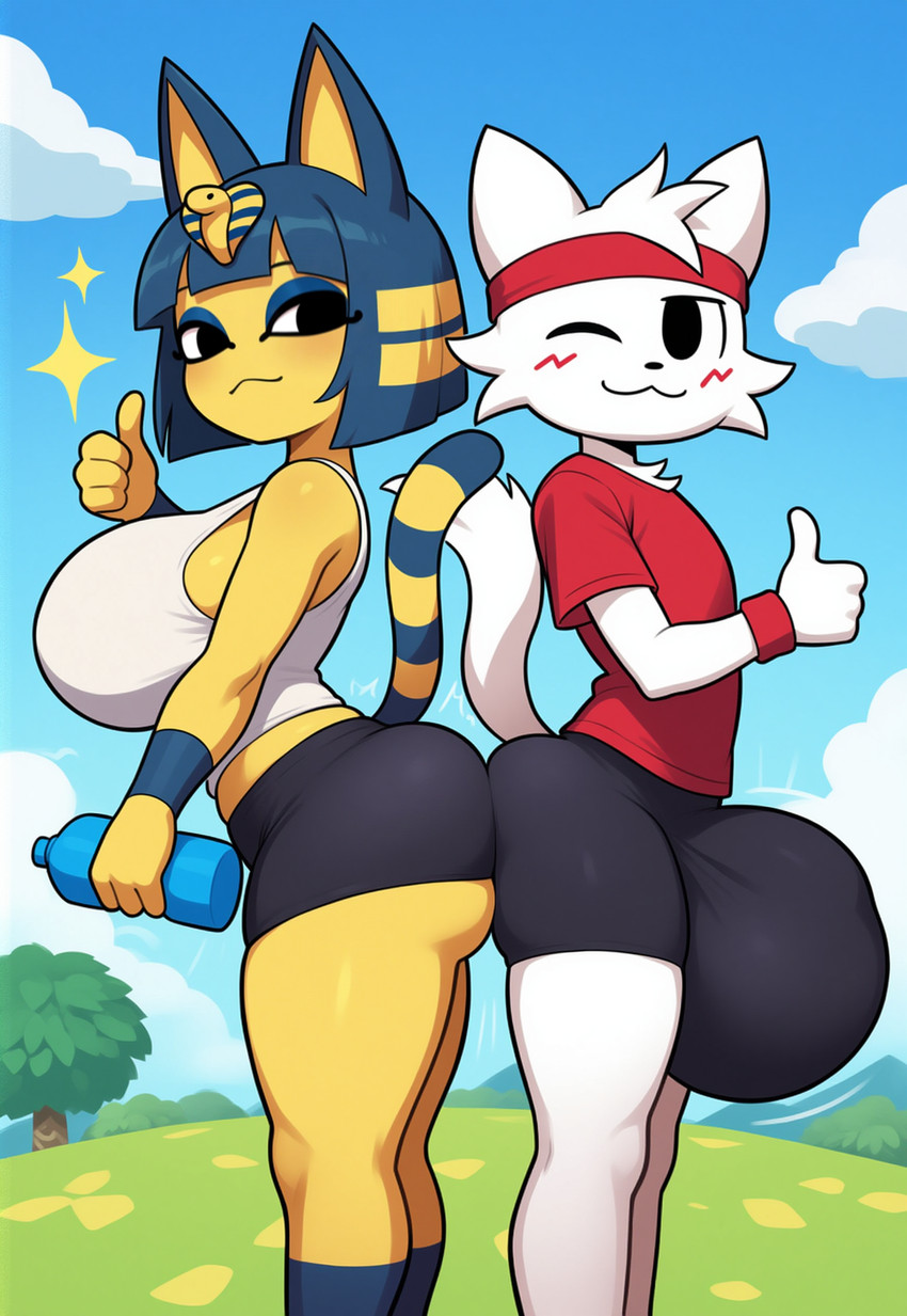 ankha and silly cat (animal crossing and etc) directed by yasuhikonsfw