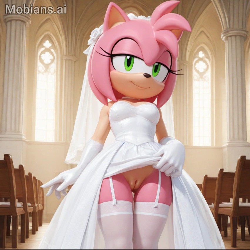 amy rose (sonic the hedgehog (series) and etc) directed by mobians.ai