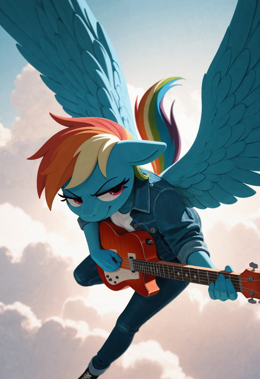 rainbow dash (friendship is magic and etc) directed by foxntail
