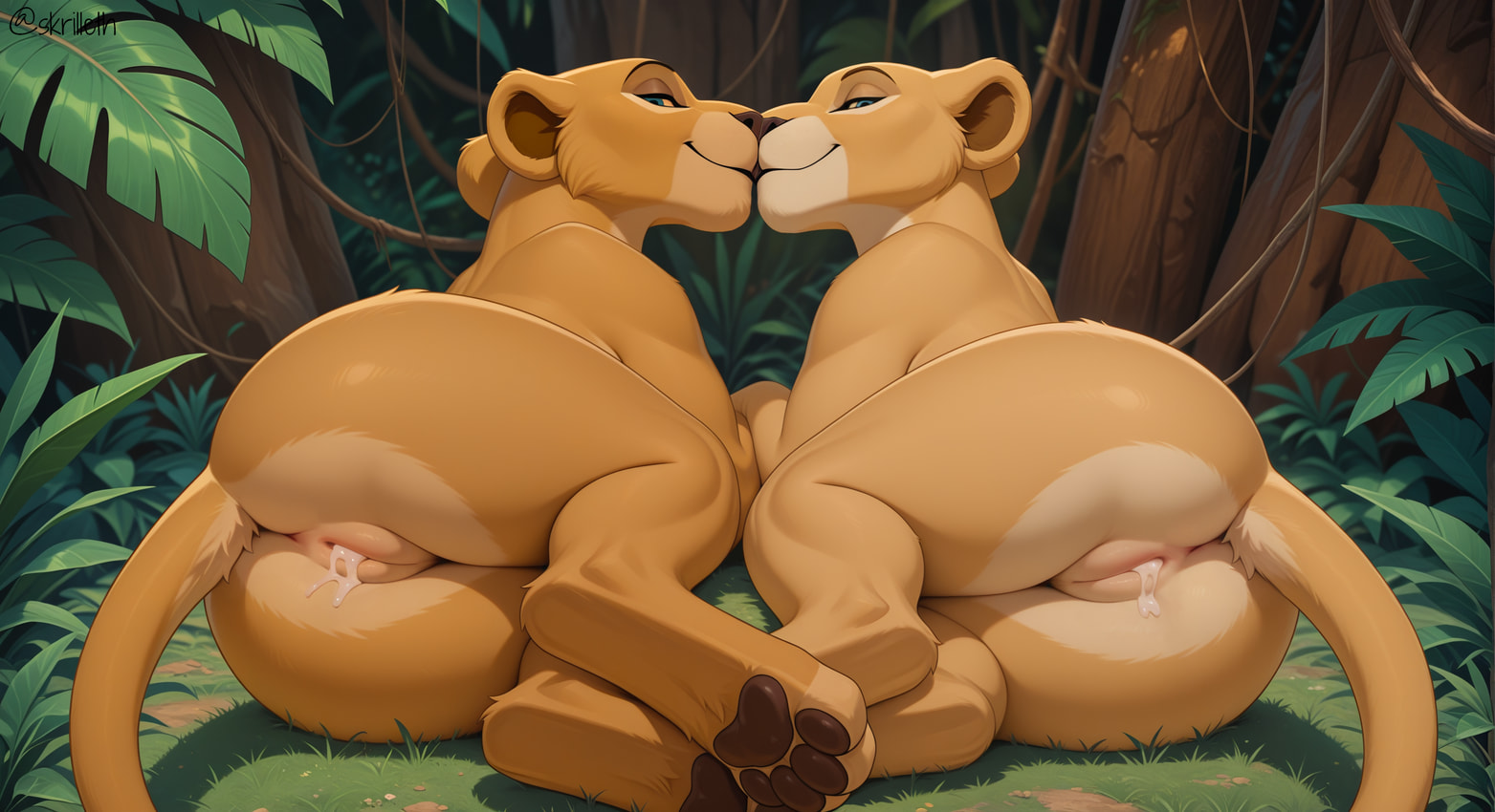 kiara and nala (the lion king) directed by skrilleth