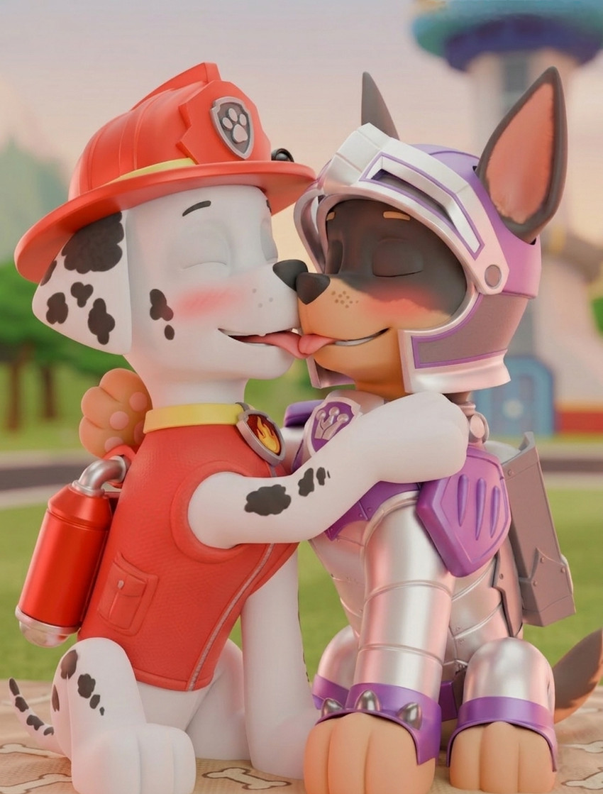 claw and marshall (paw patrol)