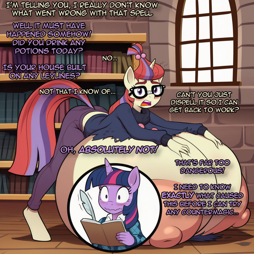 moondancer and twilight sparkle (friendship is magic and etc) directed by yasuhikonsfw