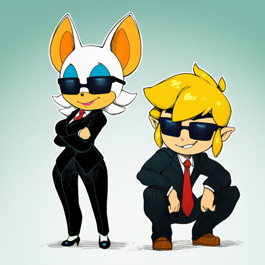 link, rouge the bat, and toon link (sonic the hedgehog (series) and etc) directed by unknown director