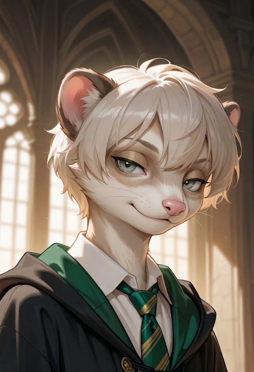 draco malfoy (harry potter (series)) directed by foxntail