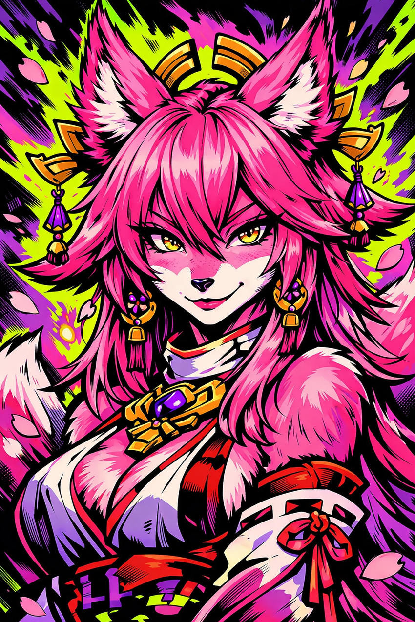 yae miko (genshin impact and etc)