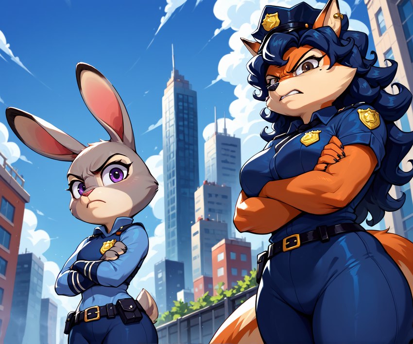 carmelita fox and judy hopps directed by waterfall (director)